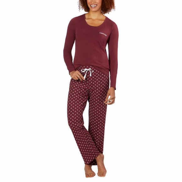 Calvin Klein Ladies' Fleece PJ Set NWT - Picture 1 of 4